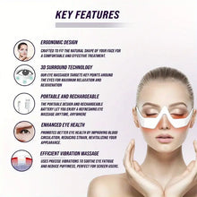 Load image into Gallery viewer, Under Eye Red Light Therapy Massager - Maximum Relaxation To Eyes