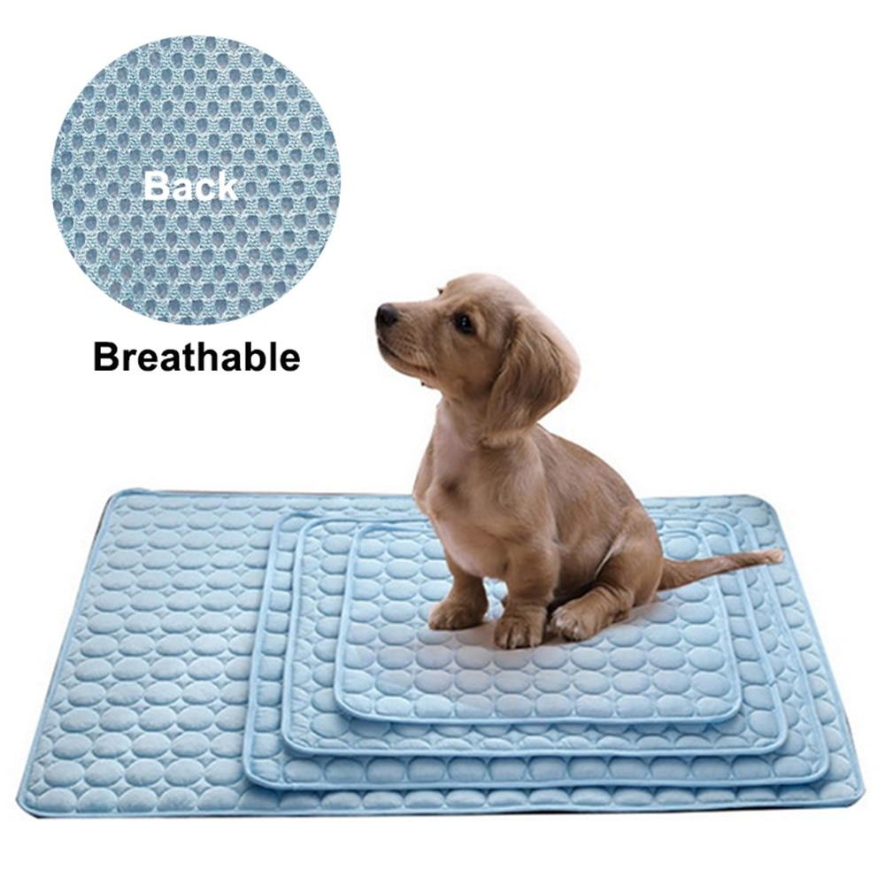 Cooling Mat Pad for Dogs Cats Ice Silk Mat Cooling Blanket Cushion - ObeyKart