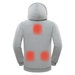 USB Heated Sweatshirt - Mens and Womens Winter Heated Sweatshirt with Power Bank