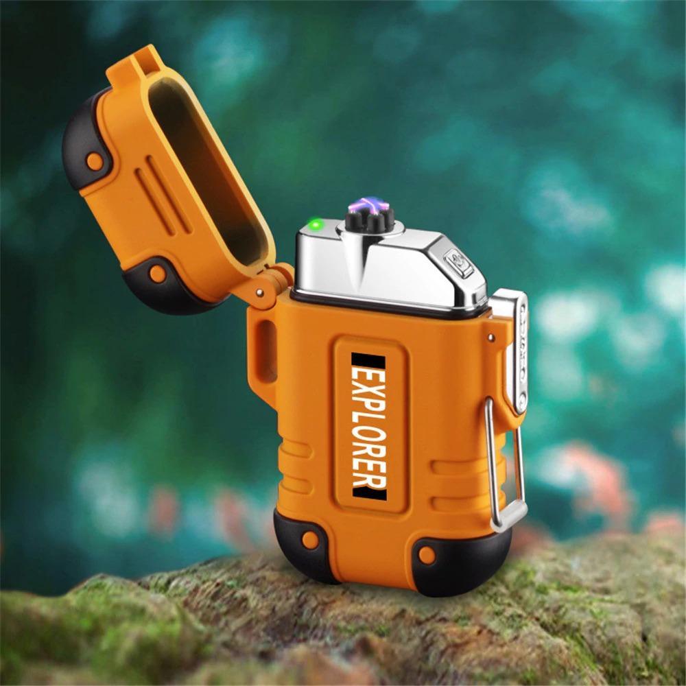 Waterproof Dual Arc Rechargeable Plasma Lighter by ObeyMart™