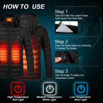USB Heated Jacket - Men and Women Winter Body Warmer