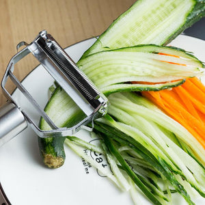 Stainless Steel Multi-function Vegetable Peeler & Cutter - ObeyKart