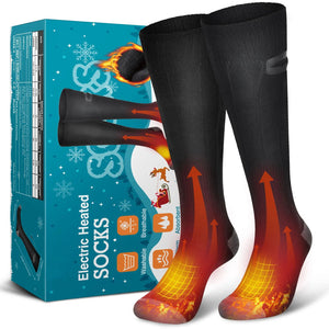USB Rechargeable Heated Socks - Mens and Womens Winter Heated Socks
