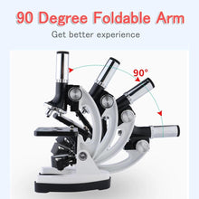 Load image into Gallery viewer, Professional 100X-1200X Microscope Biology Science Metal Kit - The Gadgets Emporium