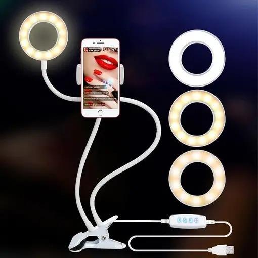 Selfie Ring Light with Phone Holder Stand