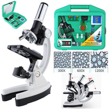 Load image into Gallery viewer, Professional 100X-1200X Microscope Biology Science Metal Kit - The Gadgets Emporium