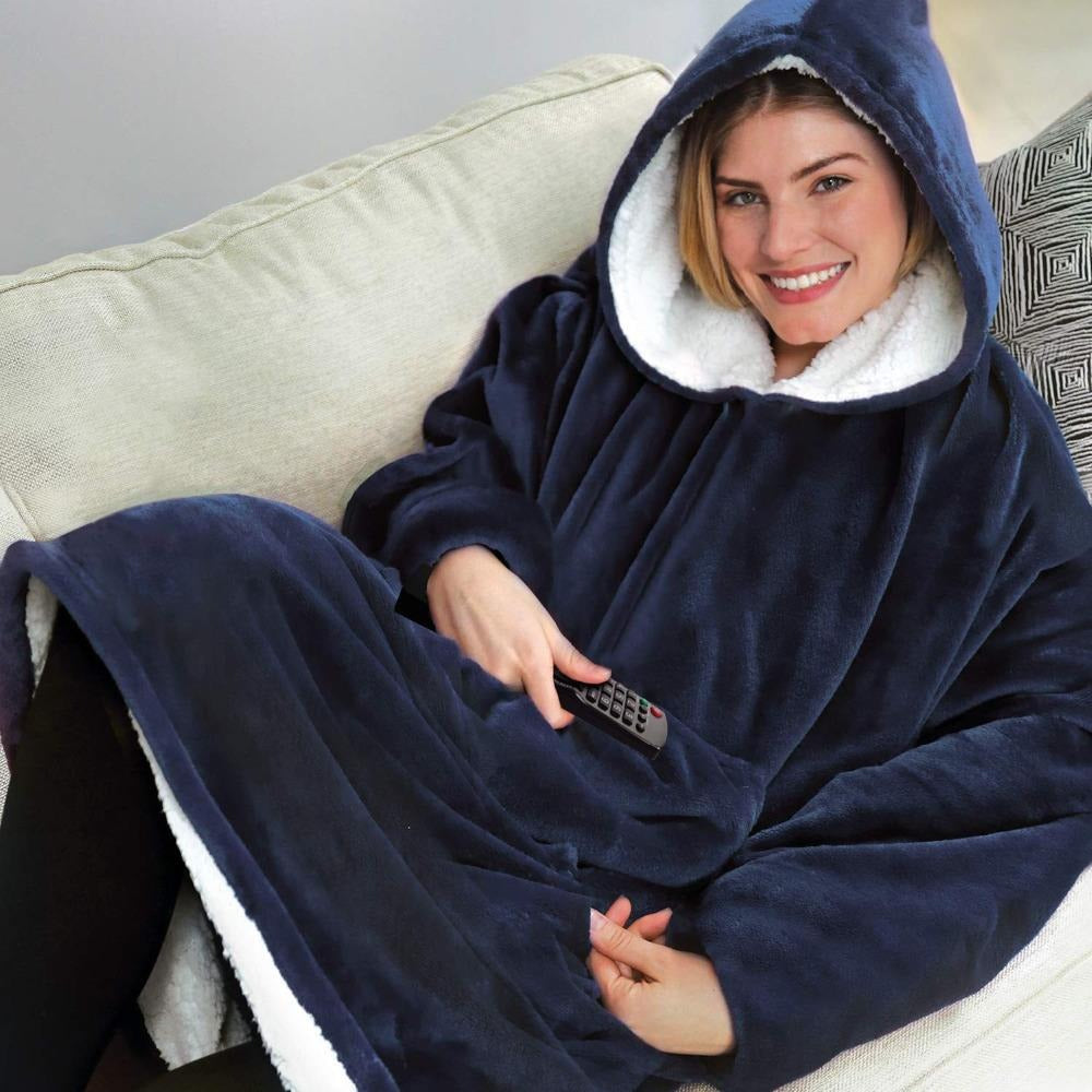 Supreme Comfort Oversized Premium Reversible Blanket Hoodie