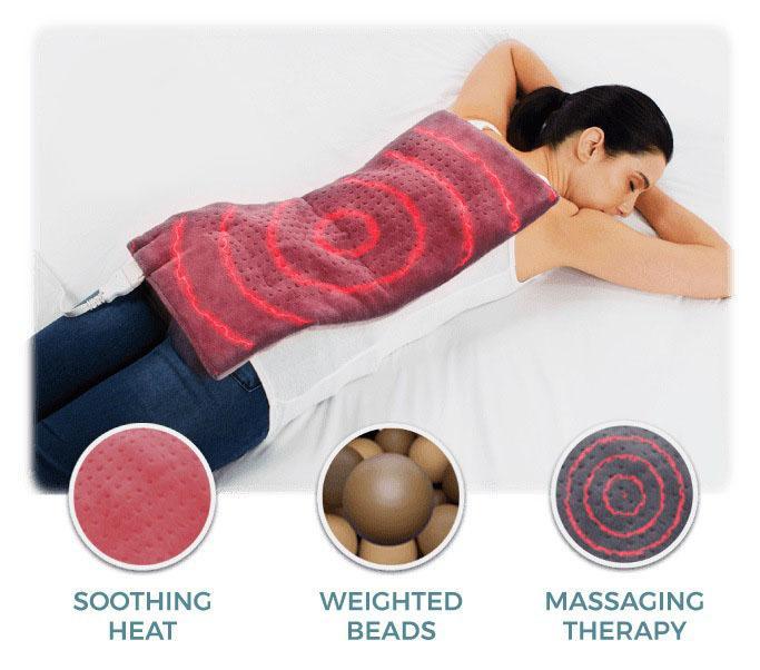 calming weighted heating pad