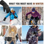 Beat the Cold - Smart & Weatherproof Rechargeable Heated Gloves - Heat Up in 30 Seconds