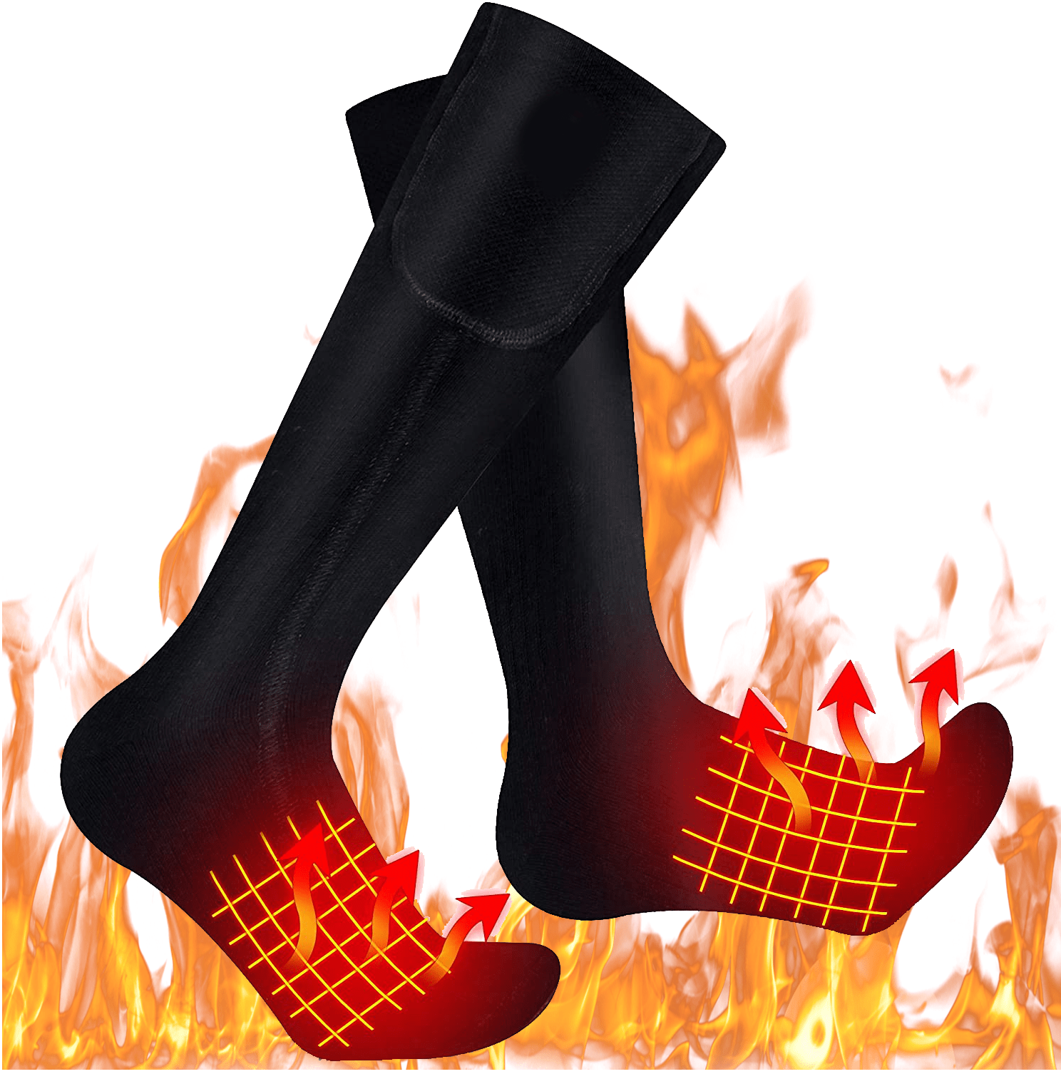 USB Rechargeable Heated Socks - Mens and Womens Winter Heated Socks