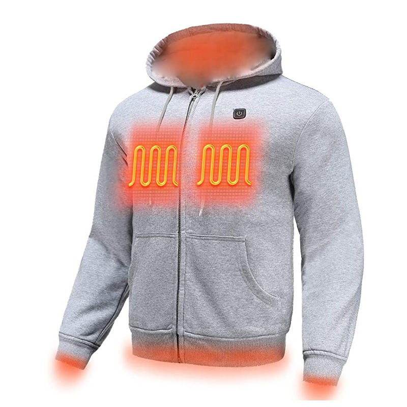 USB Heated Sweatshirt Mens and Womens Winter Heated Sweatshirt