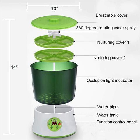 Automatic Sprout Machine with Seedling Tray