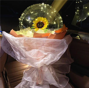 LED Luminous Balloon Rose Bouquet