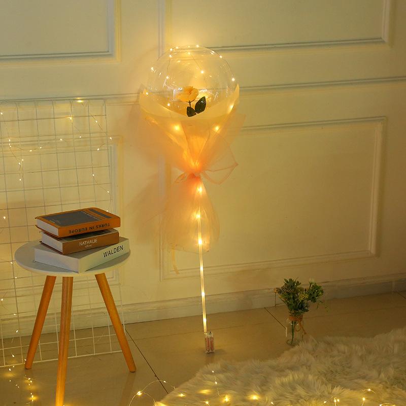 LED Luminous Balloon Rose Bouquet