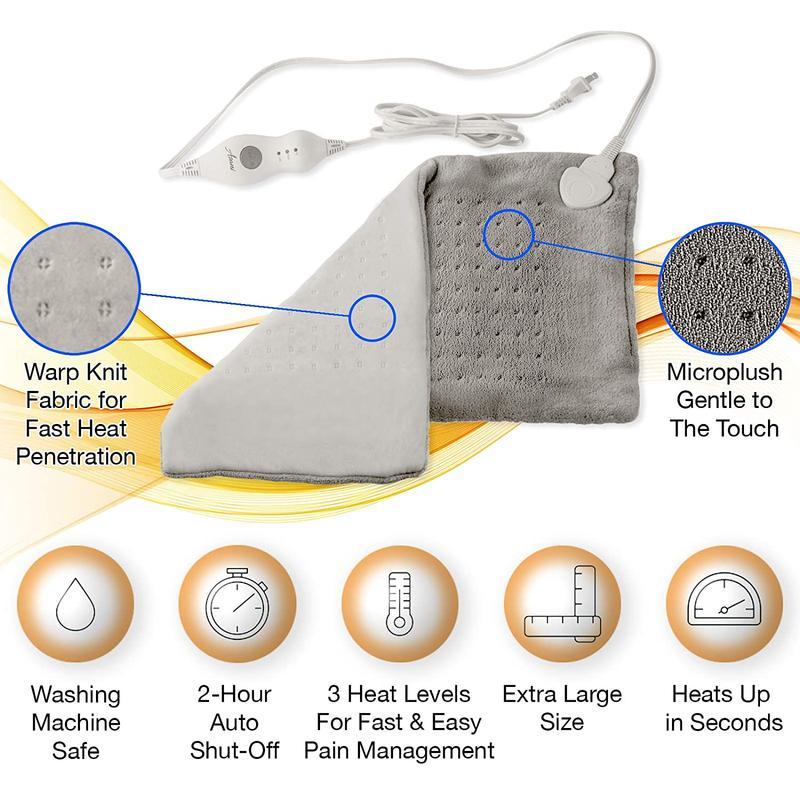 calming weighted heating pad