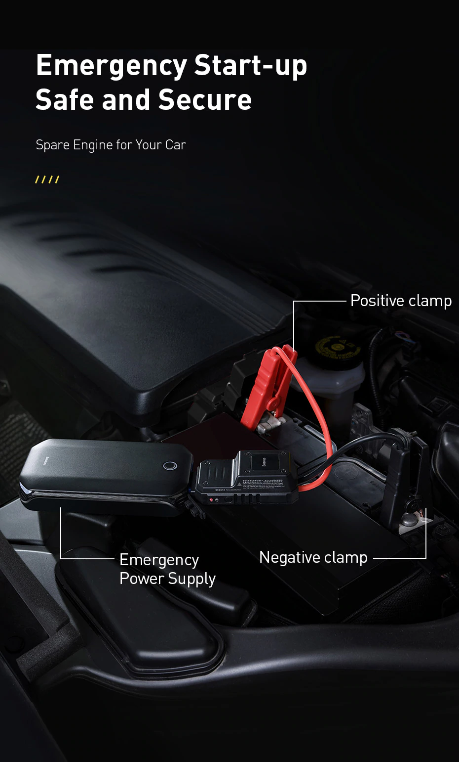 Super Energy Car Jump Starter With Power Bank