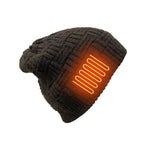 Unisex Heated Beanie Hat with Rechargeable Battery