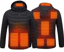 Load image into Gallery viewer, USB Heated Jacket - Men and Women Winter Body Warmer
