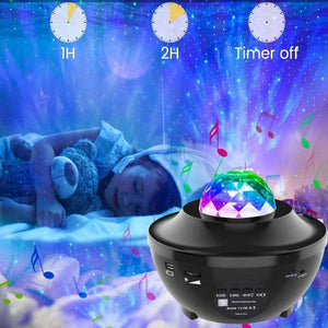 Galaxy Projector With Star Lights & Ocean Waves (Bluetooth Speaker and –  ObeyMart