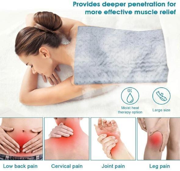 calming weighted heating pad