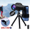 Professional 4k 80X100 High Power Zoom HD Monocular Nanotechnology Telescope