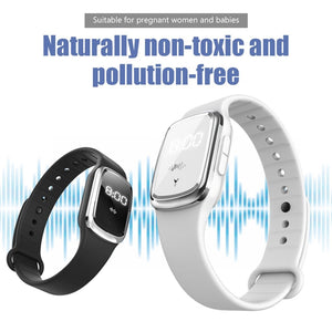 New Intelligent Ultrasound Mosquito Repellent Bracelet with Clock System