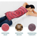 calming weighted heating pad