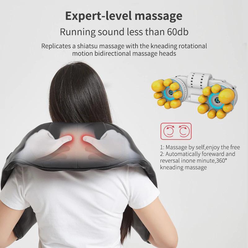 Neck and Back Massager with Heat